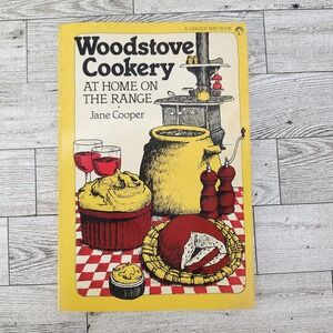 Woodstove Cookery‎ At Home on the Range Cookbook by Jane Cooper 1977 - GOOD